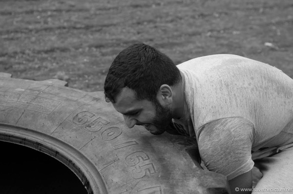 2themaxmmafitness outdoor strength training, Jaouad Ikan dead weight lifting