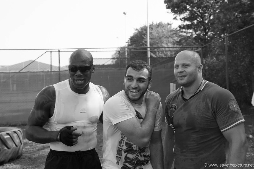 2themaxmmafitness outdoor strength training, Fedor Emelianenko