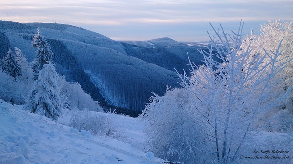 Beskid_Mountains_winter_scenery, Czech Republic