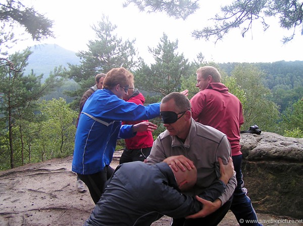 Blindfold Wrestling