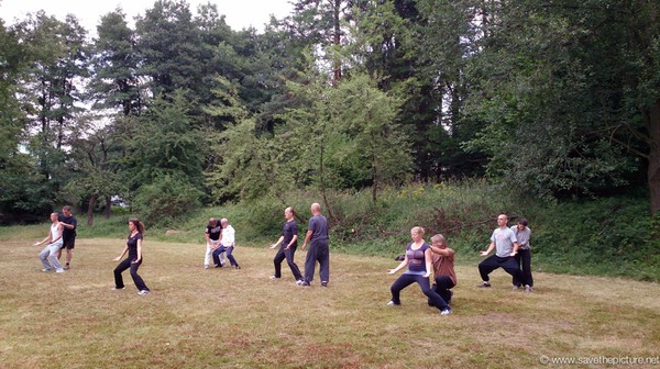 Corrrecting Baduanjin - Hachidankin, training in couples