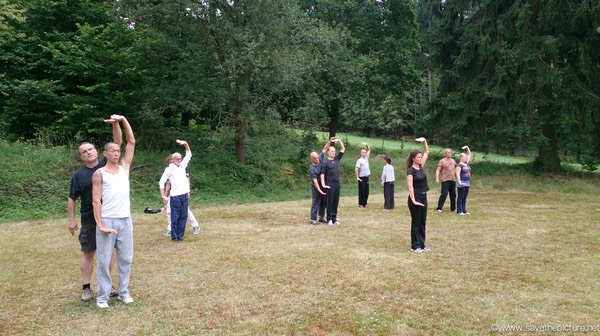Corrrecting Baduanjin - Hachidankin, training in couples