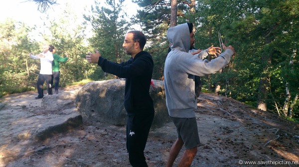 Danny and Omid Taikiken backup training