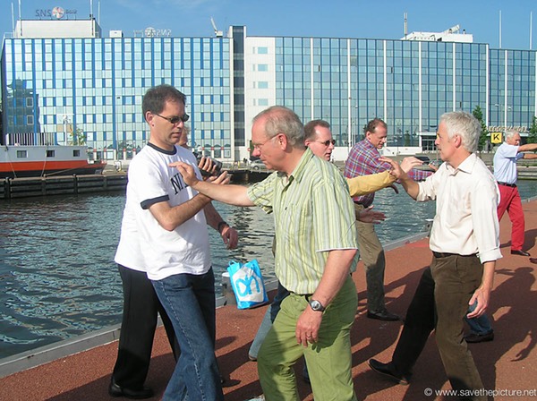 Deltion college Zwolle at a martriX TheFeel management training pushing hands KVK 