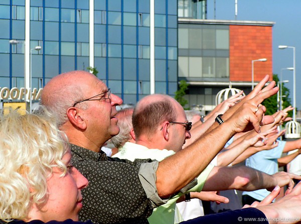 Deltion college Zwolle at a martriX TheFeel management training kite flying 2