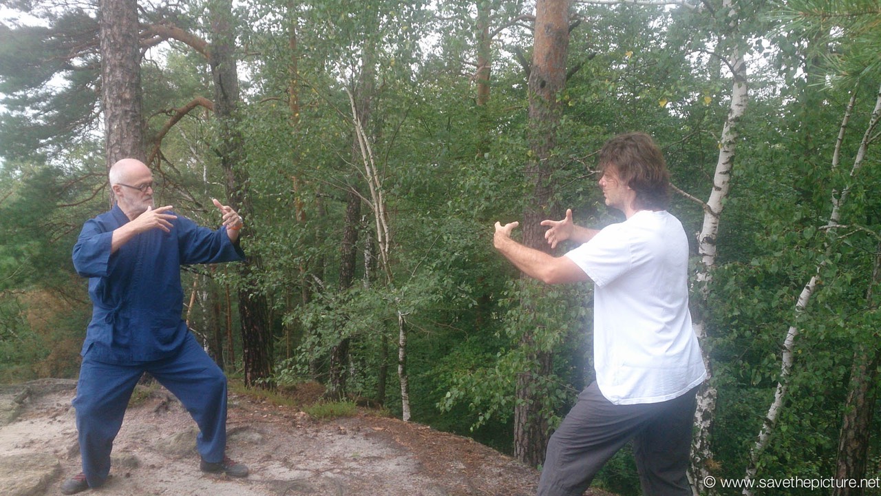 Early morning taikiken, Hanzen training