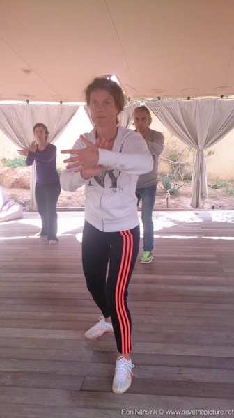 ibiza retreat natural tuning april 2015 ZenmaX Tai Chi training in the open air dojo