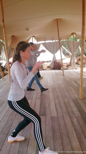 ibiza retreat natural tuning april 2015 Practicing Taikiken Yuri