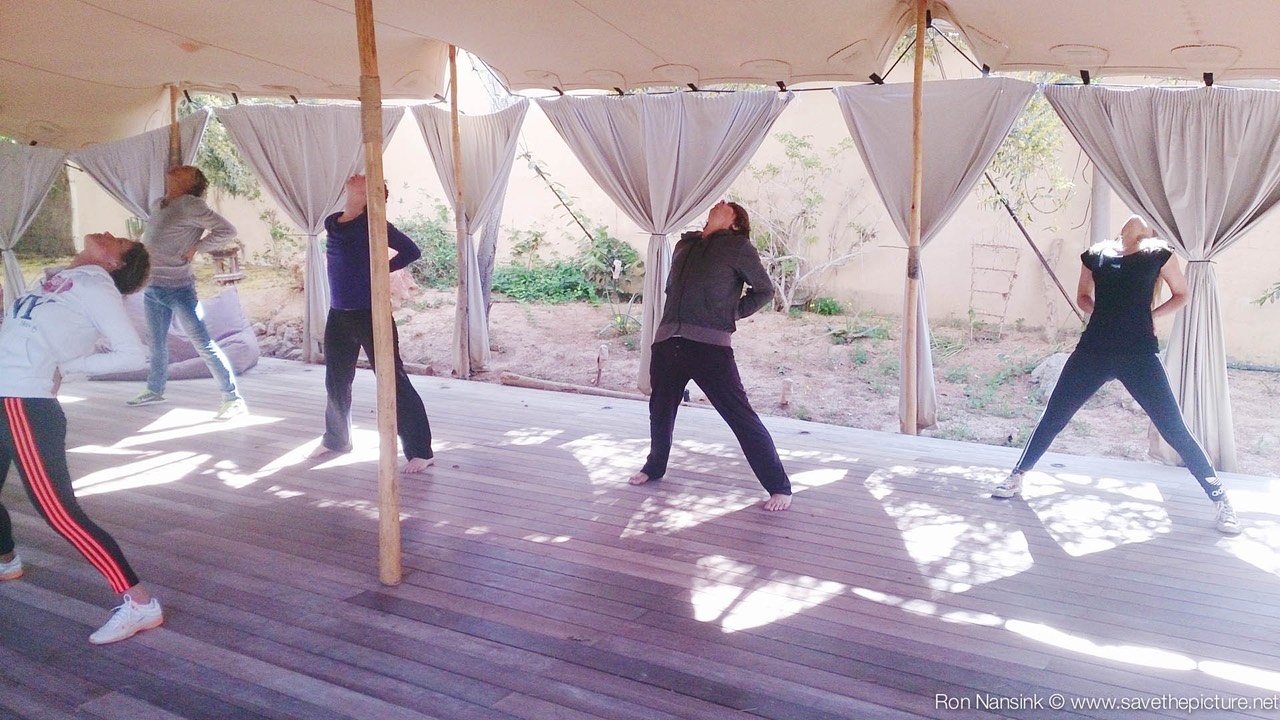 ibiza retreat natural tuning april 2015 ZenMax Baduanjin training