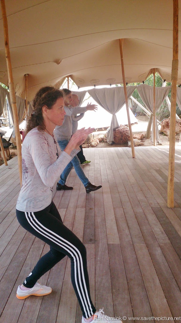 ibiza retreat natural tuning april 2015 Practicing Taikiken Yuri