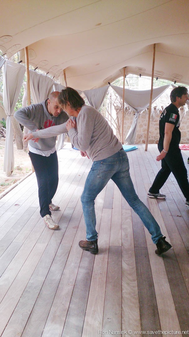 ibiza retreat natural-tuning- april 2015 Taikiken Harai-te, controled defense