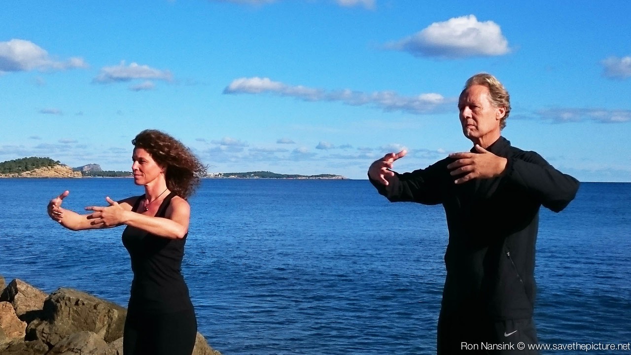 Ibiza retreats Natural Tuning and Detox standing meditation