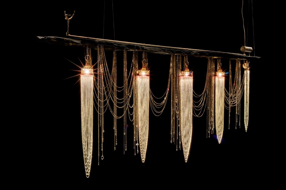 Lifestyle, Robert Nollet, sensual light objects, Silver Lamp 4