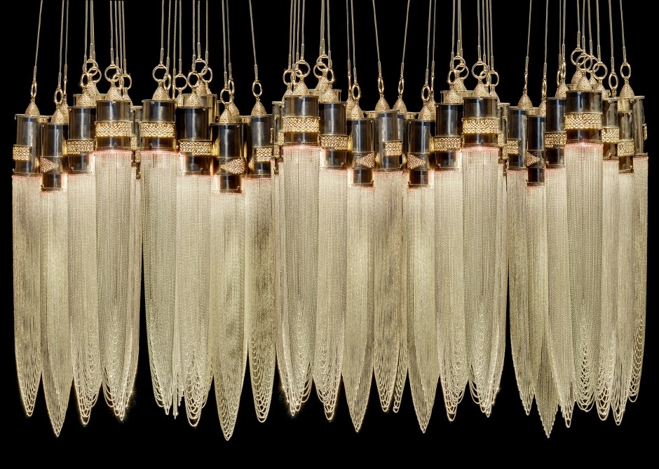 Lifestyle, Robert Nollet, sensual light objects, Silver Tube Lamp