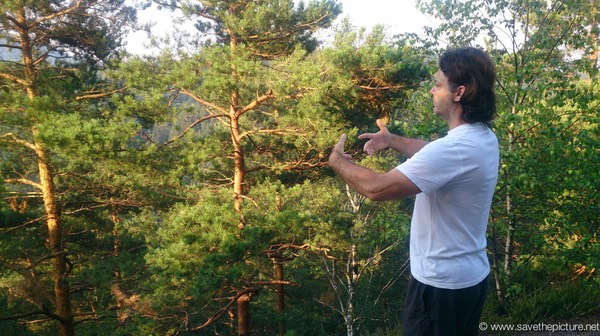 Lucian early morning Ritsuzen training