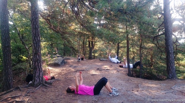 lying zen meditation during the Taikiken natural Tuning workshop Cz