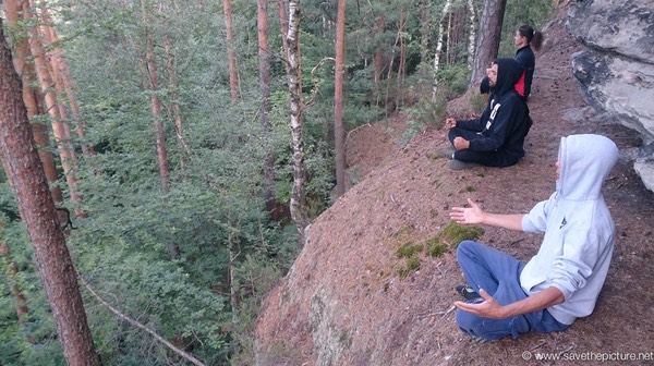 Morning Zazen at the edge