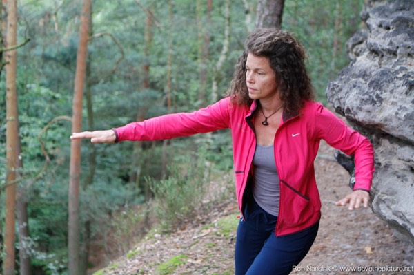 Nadja Kotrchoca Yuri practice in wild nature