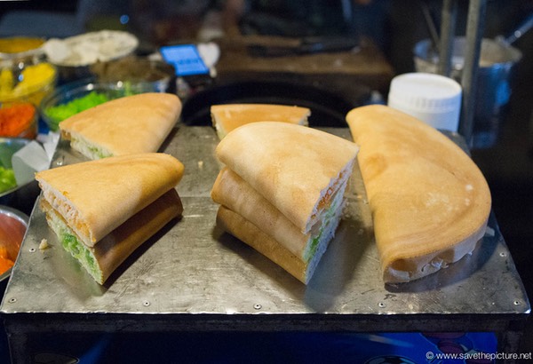 My favorite snack in Asia, the night market pancakes