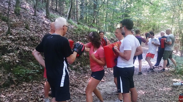 Quadrant punshing, coordination exersise