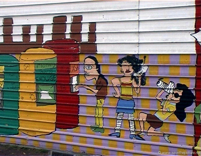 Singapore graffiti ATM machines