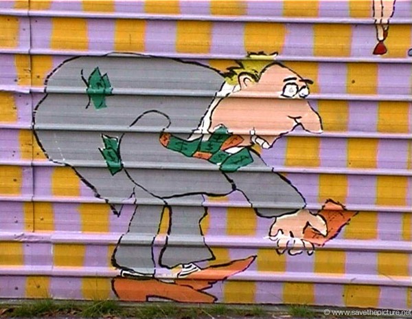 Singapore graffiti money collector