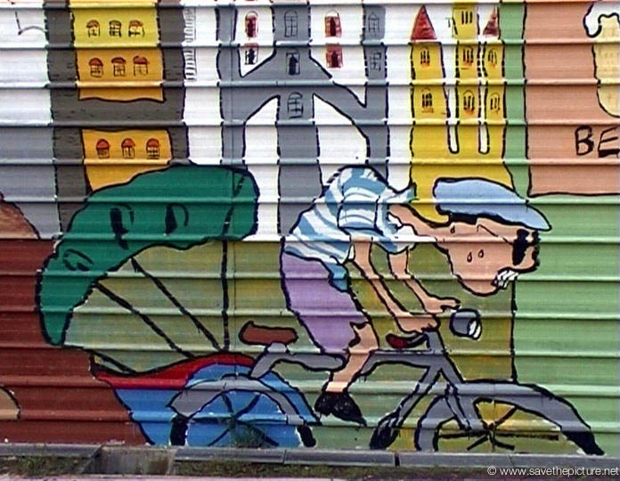 Singapore graffiti tour de france