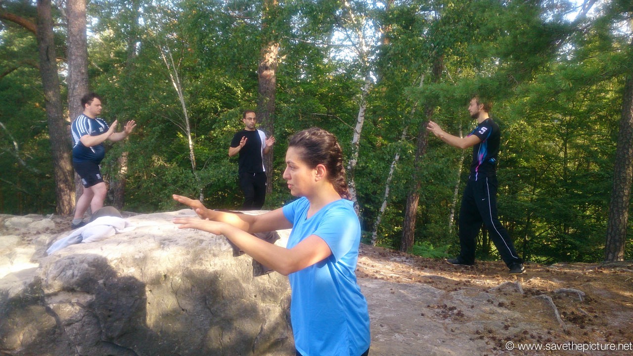 Taikiken Czech Summer workshop Yuri on the rock