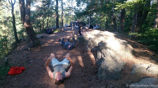 Taikiken early morning reclining zen