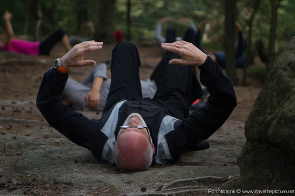 Taikiken Natural Tuning 2016, reclining meditation, strong in all directions