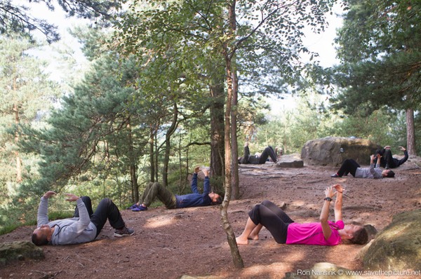 Taikiken Natural Tuning 2016, reclining ZenmaX meditation, supported by nature