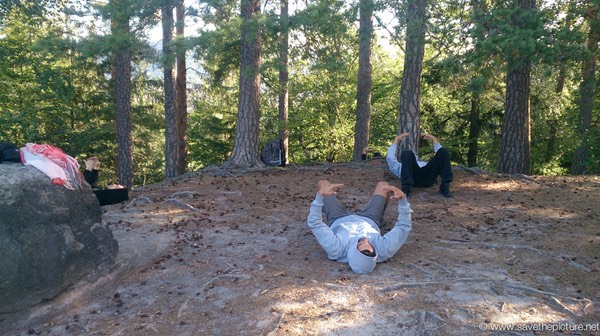 Taikiken reclining exercise