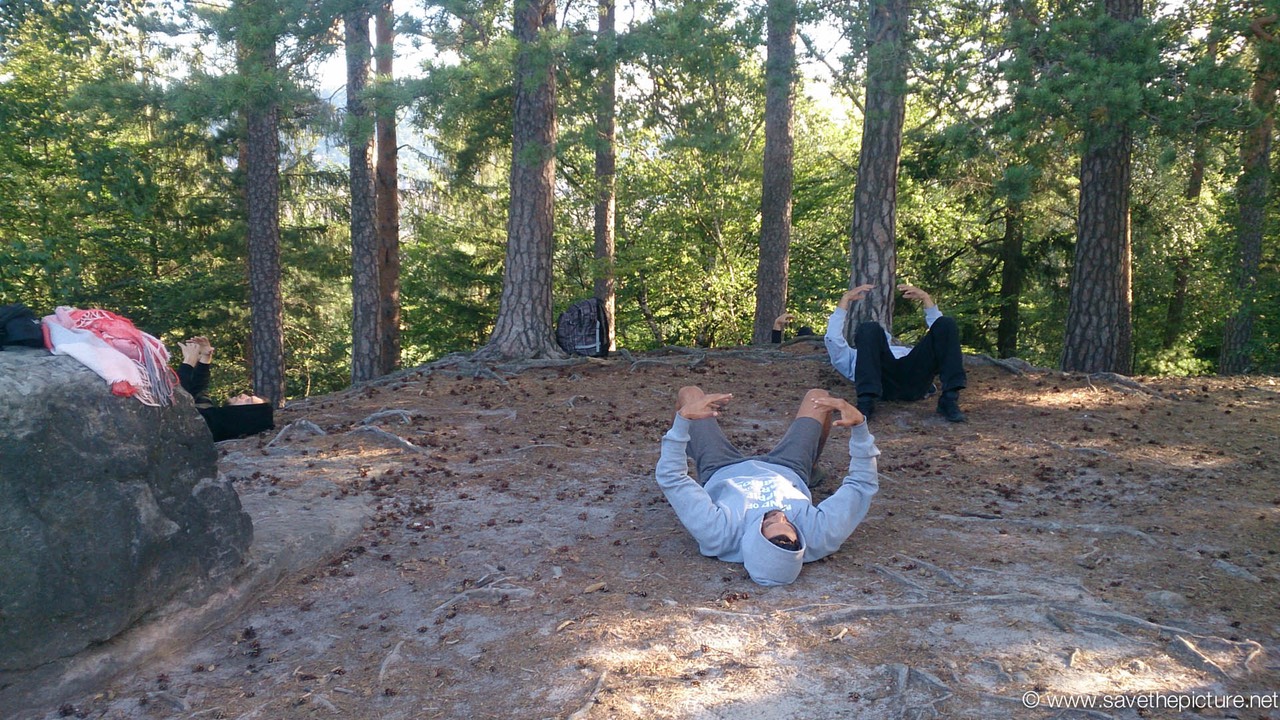 Taikiken reclining exercise