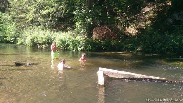 Taikiken week, cooldown at the river