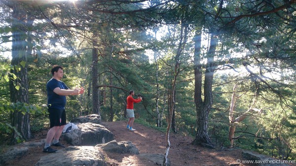 Toine Ritsuzen on the mountain top