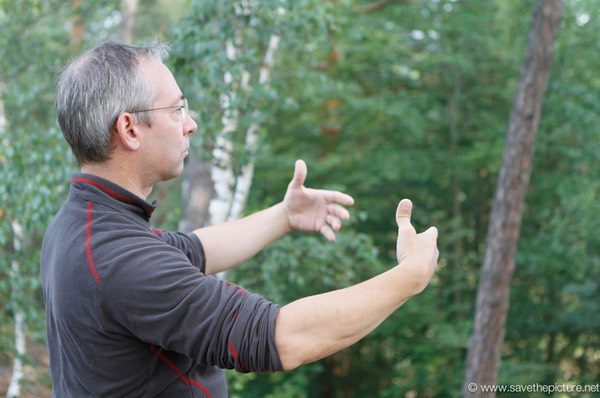 Uwe training Taikiken Ritsuzen training